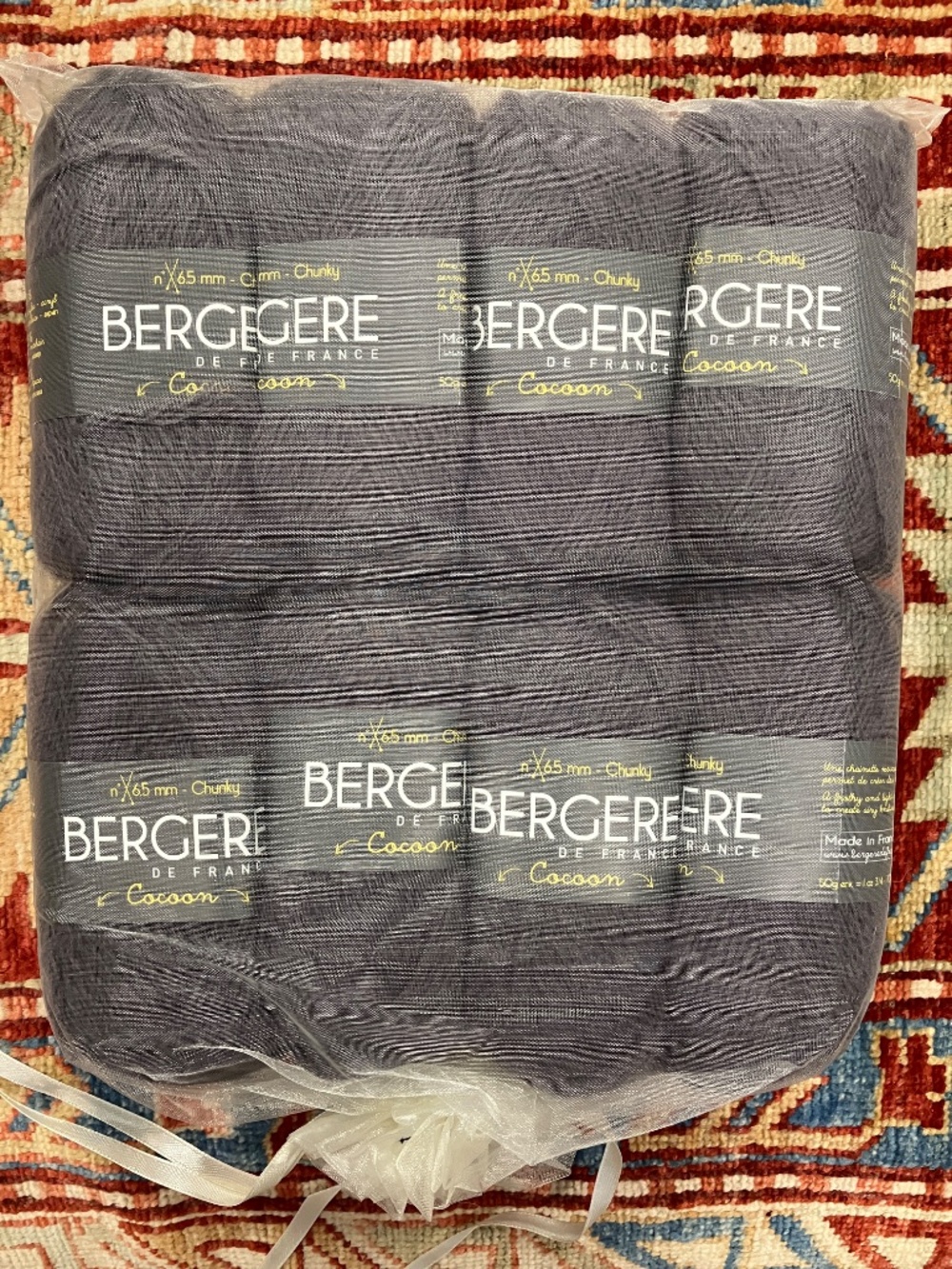 8 x New Bergere De France Cocooning Alpaca Mohair Yarn Made in France - Eveque